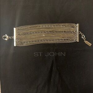 St. John gold multi strand bracelet